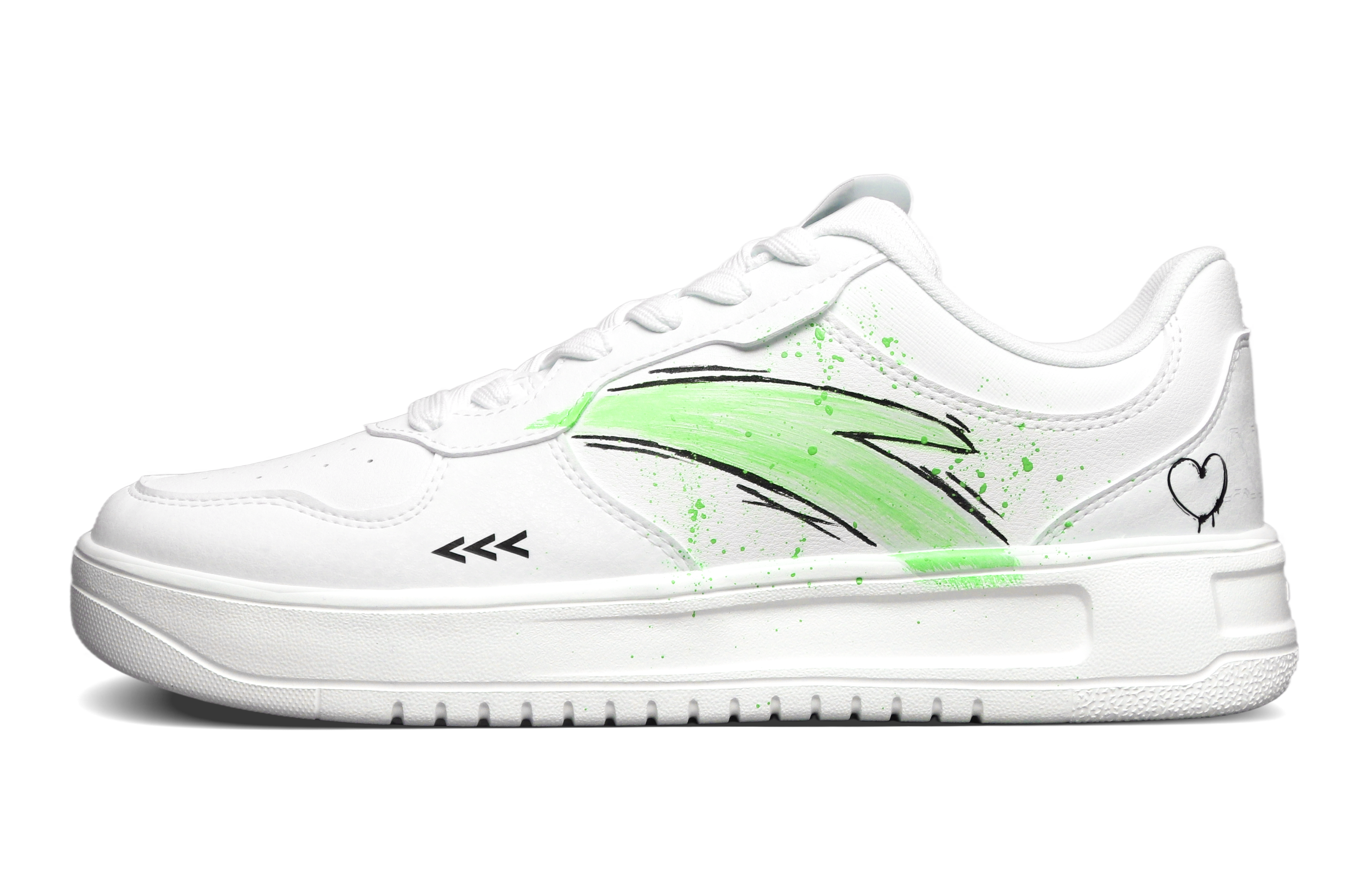 ANTA Низкие противоскользящие амортизирующие кроссовки для скейтбординга, мужские, белые, зеленые
ANTA Низкие противоскользящие амортизирующие кроссовки для скейтбординга, мужские, белые, зеленые