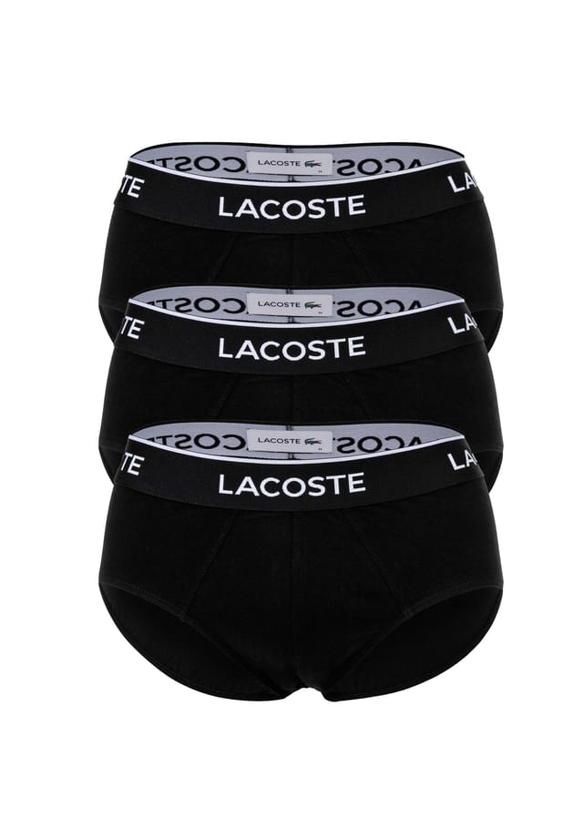 Комплект из 3 трусов - повседневные трусы из хлопка с эластичным поясом и логотипом Lacoste, черный
Комплект из 3 трусов - повседневные трусы из хлопка с эластичным поясом и логотипом Lacoste, черный