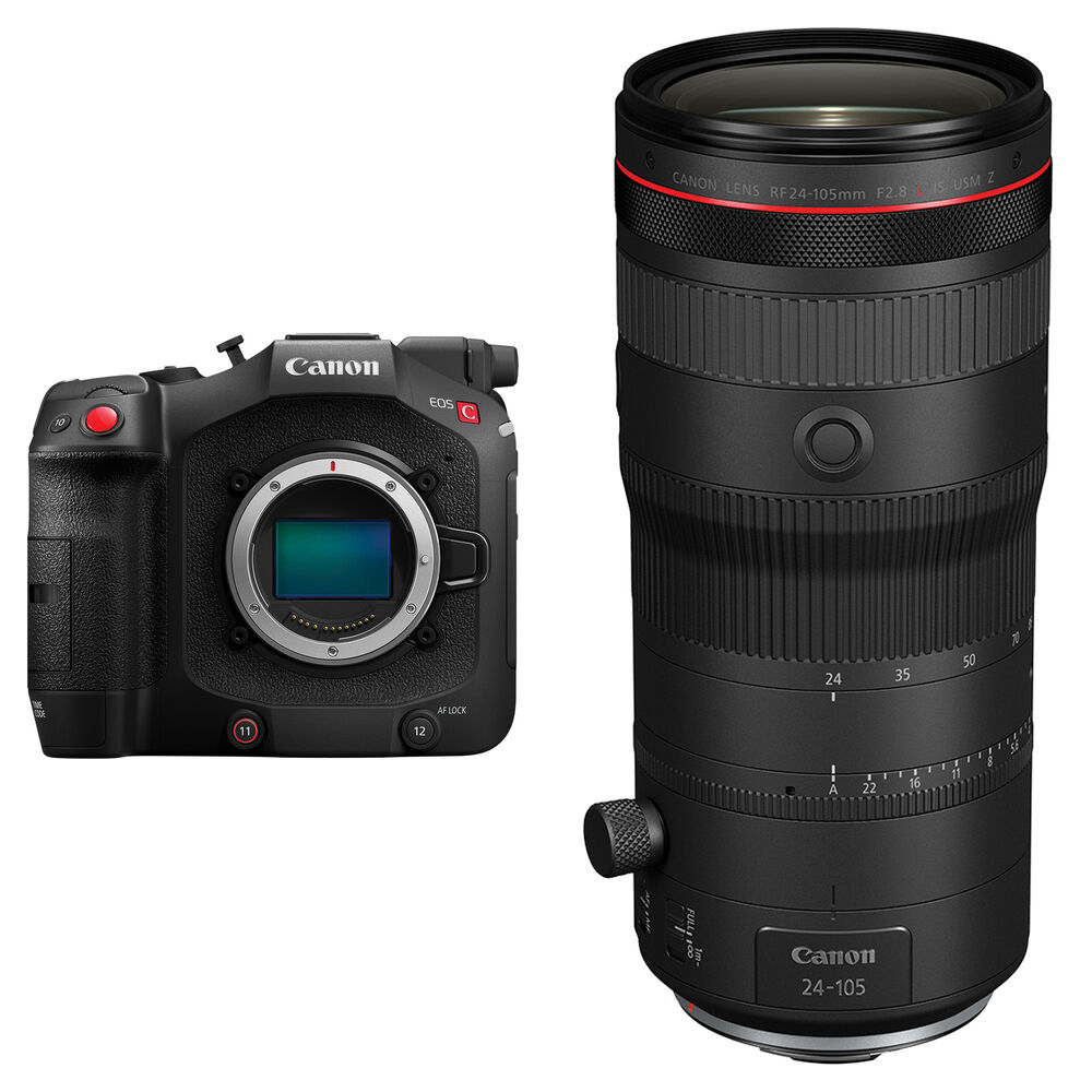 Комплект камеры Canon EOS C80 6K с зум-объективом 24-105 мм f/2.8 (Canon RF)
Комплект камеры Canon EOS C80 6K с зум-объективом 24-105 мм f/2.8 (Canon RF)
