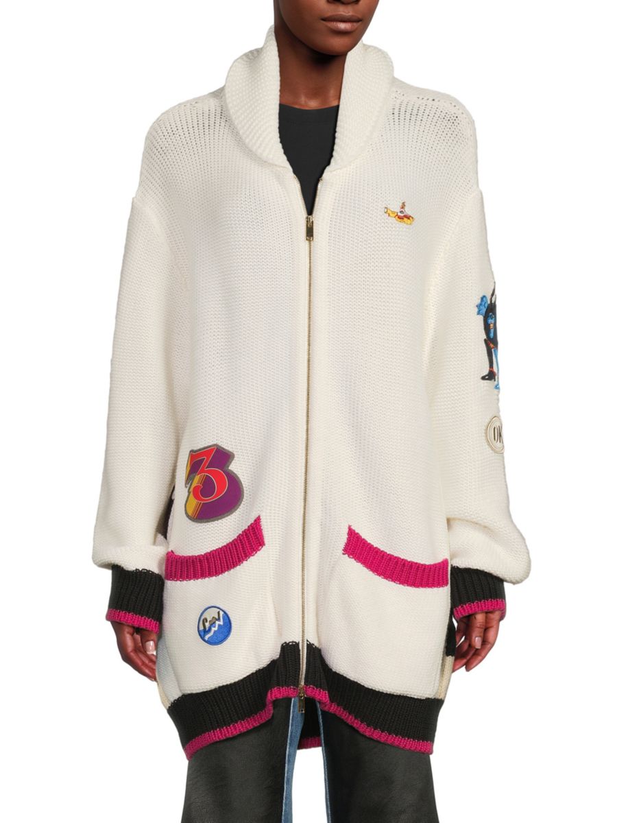 Удлиненный кардиган из натуральной шерсти Stella McCartney, разноцветный
Удлиненный кардиган из натуральной шерсти Stella McCartney, разноцветный