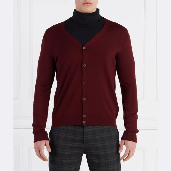 Шерстяной кардиган узкого кроя Mardon-l Boss, бургунди
Шерстяной кардиган узкого кроя Mardon-l Boss, бургунди