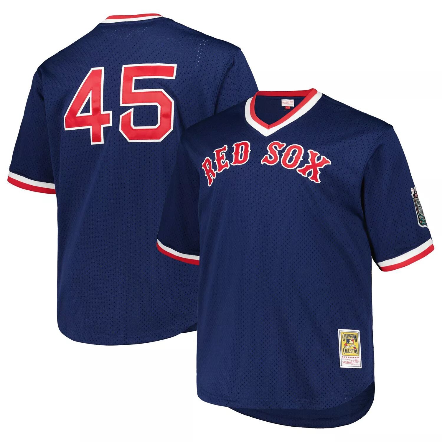 Мужской сетчатый пуловер Mitchell & Ness Pedro Martinez Navy Boston Red Sox 1999 Cooperstown Collection Джерси
Мужской сетчатый пуловер Mitchell & Ness Pedro Martinez Navy Boston Red Sox 1999 Cooperstown Collection Джерси