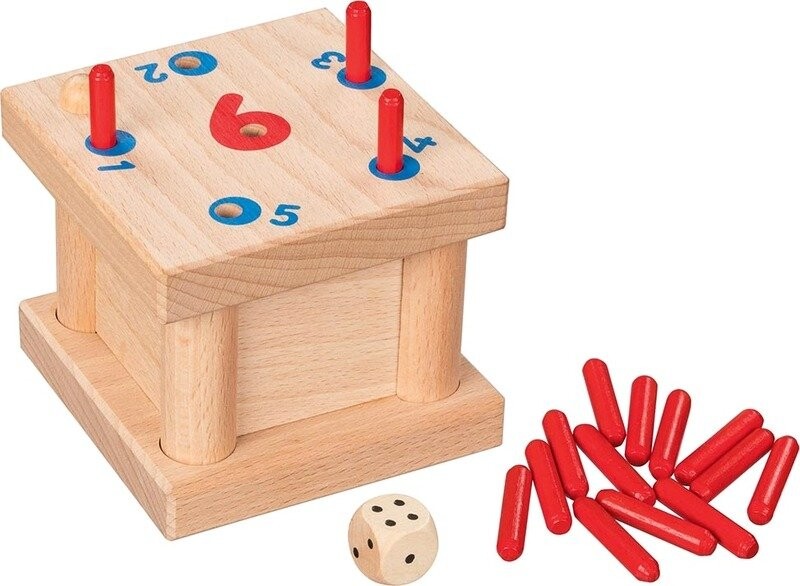 Полная игра в шесть деревянных кубиков, Гоки. Goki
Полная игра в шесть деревянных кубиков, Гоки. Goki