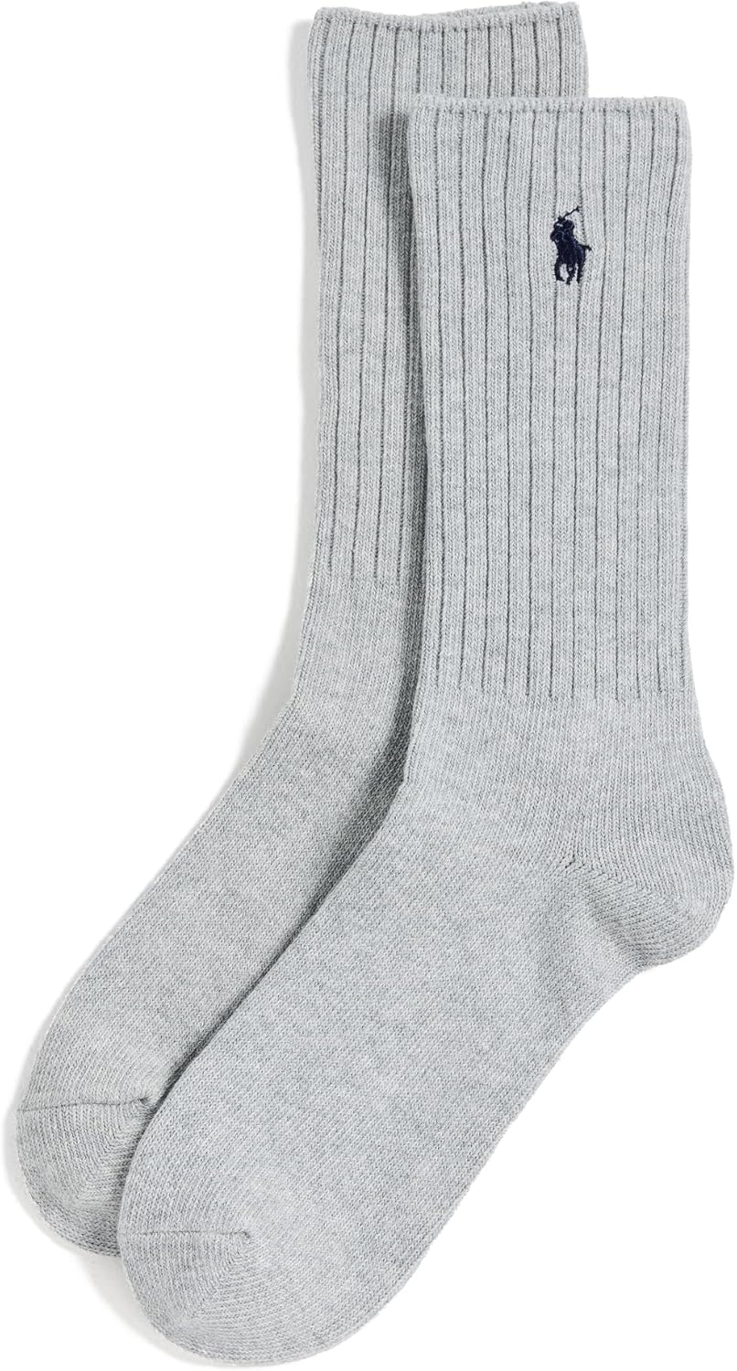 POLO RALPH LAUREN мужские хлопковые ребристые носки, Light Heather Grey
POLO RALPH LAUREN мужские хлопковые ребристые носки, Light Heather Grey