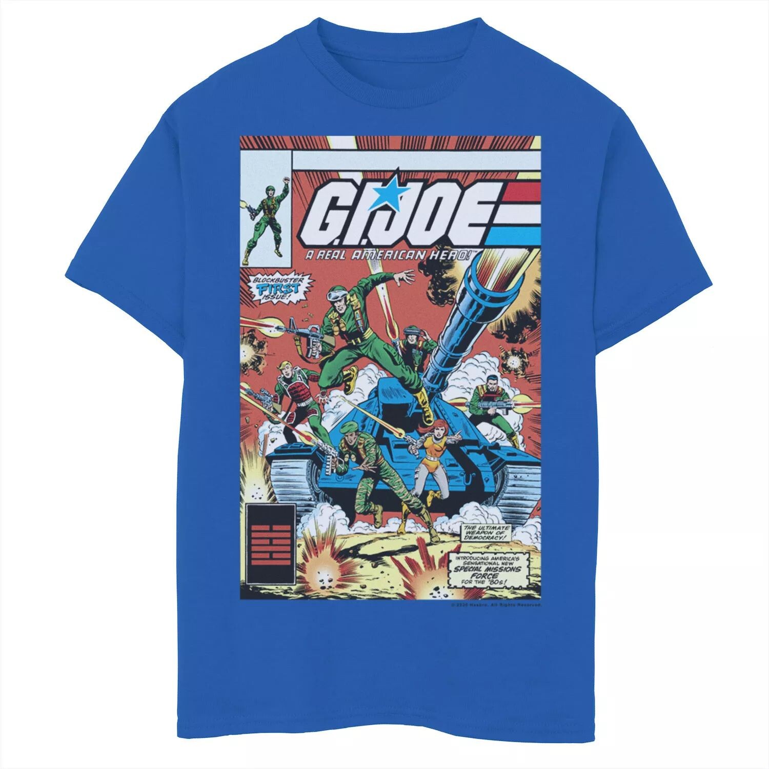 Мальчики 8-20 лет Футболка с обложкой комиксов Joe и графическим рисунком Licensed Character
Мальчики 8-20 лет Футболка с обложкой комиксов Joe и графическим рисунком Licensed Character