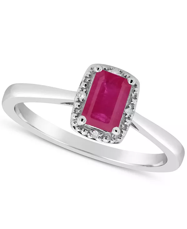 Кольцо с сапфиром (5/8 карата) и бриллиантом в стерлинговом серебре (также с рубином) Macy'S, ruby
Кольцо с сапфиром (5/8 карата) и бриллиантом в стерлинговом серебре (также с рубином) Macy'S, ruby