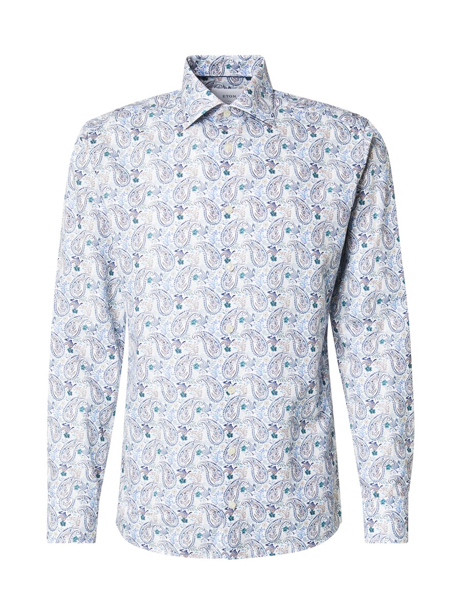 Рубашка Slim Fit на пуговицах ETON, светло-синий 
Рубашка Slim Fit на пуговицах ETON, светло-синий