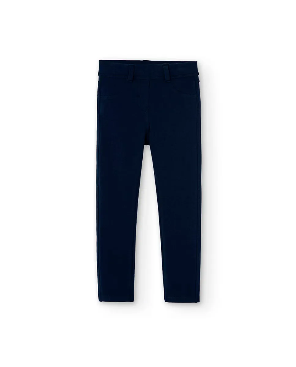 Простые девичьи леггинсы с задними карманами Boboli, темно-синий
Простые девичьи леггинсы с задними карманами Boboli, темно-синий