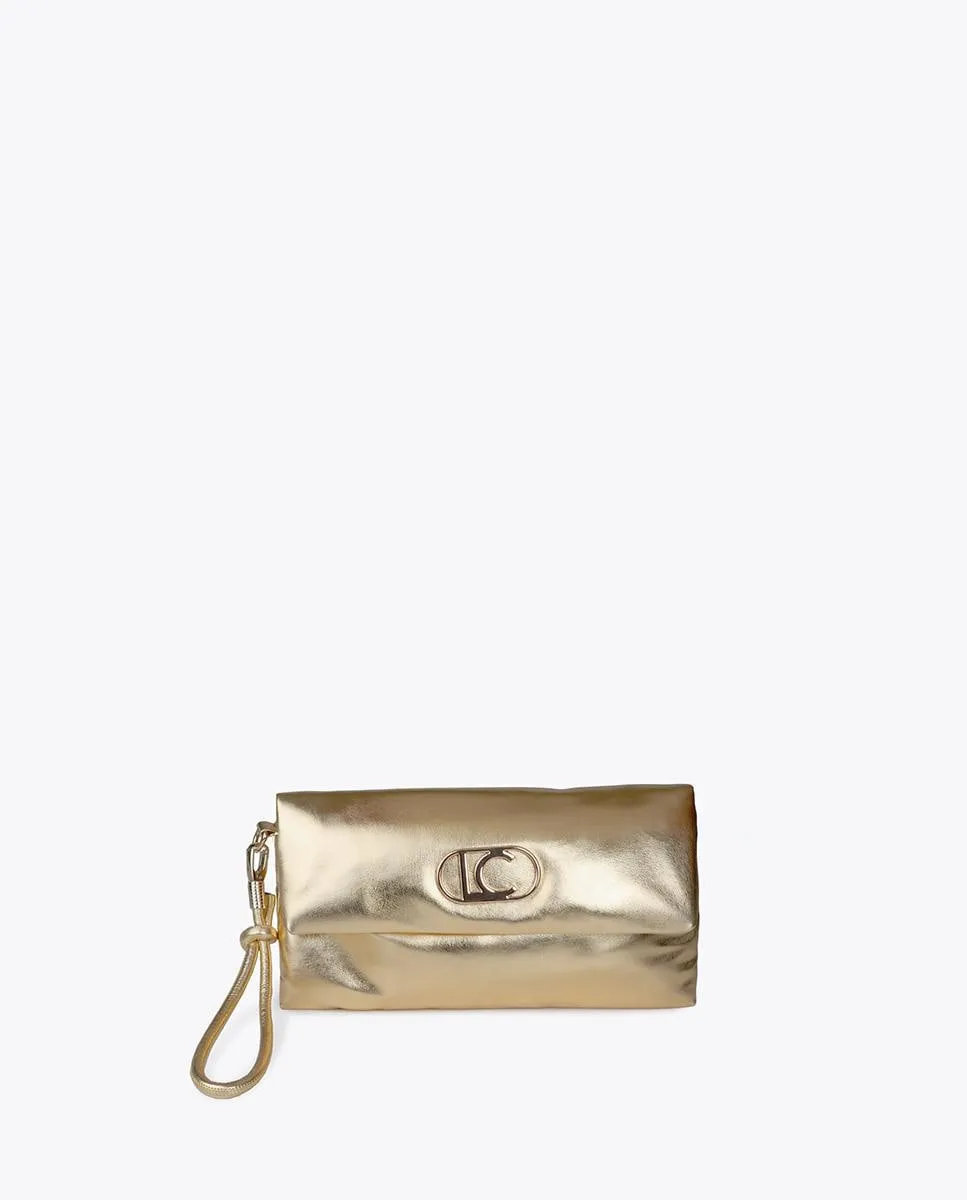 Женская стеганая сумка с овальным логотипом Lola Casademunt, золотой
Женская стеганая сумка с овальным логотипом Lola Casademunt, золотой