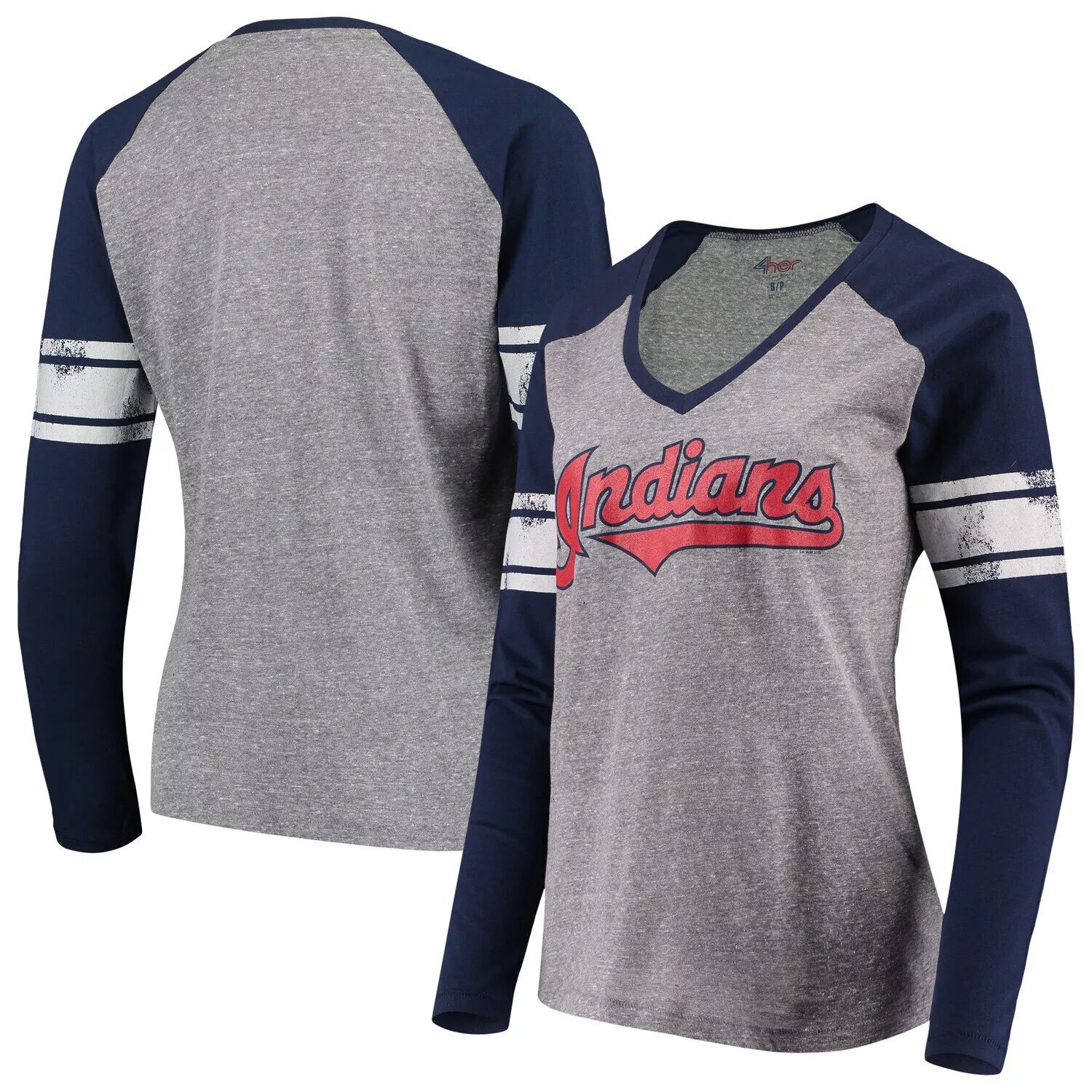 Женская футболка G-III 4Her by Carl Banks серая/темно-синяя франшиза Cleveland Indians Tri-Blend реглан с длинным рукавом G-III, Синий, Женская футболка G-III 4Her by Carl Banks серая/темно-синяя франшиза Cleveland Indians Tri-Blend реглан с длинным рукав
Женская футболка G-III 4Her by Carl Banks серая/темно-синяя франшиза Cleveland Indians Tri-Blend реглан с длинным рукавом G-III, Синий, Женская футболка G-III 4Her by Carl Banks серая/темно-синяя франшиза Cleveland Indians Tri-Blend реглан с длинным рукав