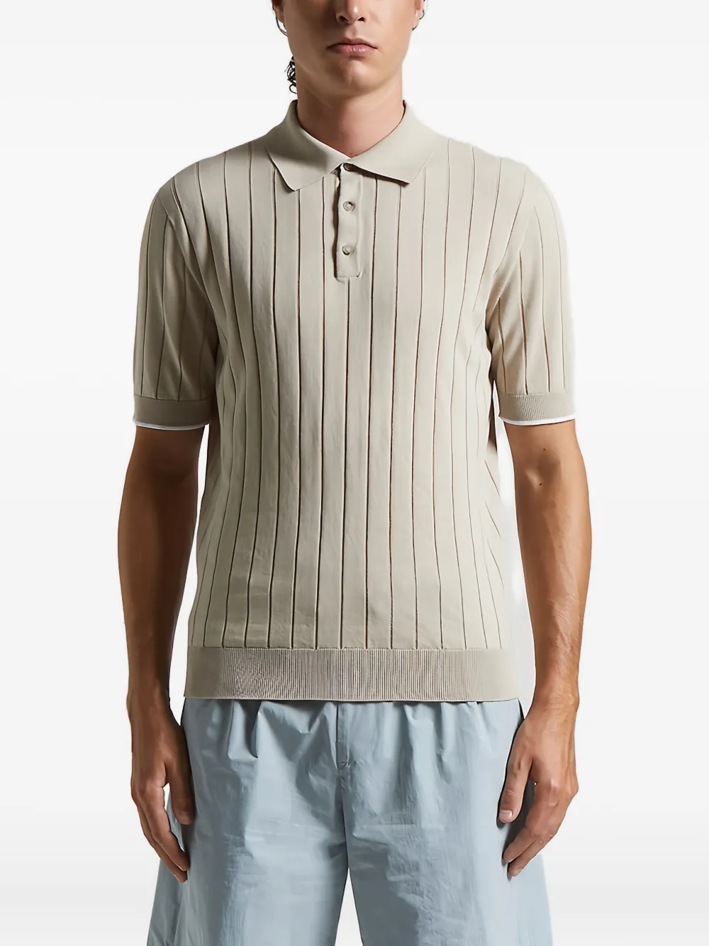 Хлопковая рубашка-поло Peserico, нейтральный
Хлопковая рубашка-поло Peserico, нейтральный