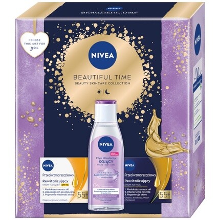 Beautiful Time Мицеллярная жидкость 200 мл, Дневной крем 50 мл, Ночной крем 50 мл Niveaset
Beautiful Time Мицеллярная жидкость 200 мл, Дневной крем 50 мл, Ночной крем 50 мл Niveaset