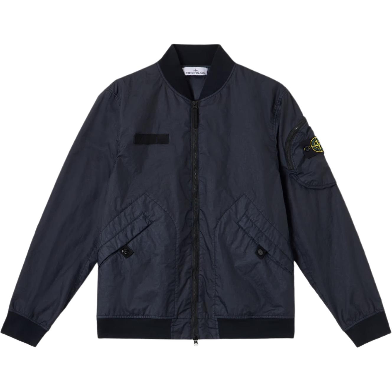 STONE ISLAND Куртка-бомбер на молнии с нашивкой с логотипом, Marine Blue
STONE ISLAND Куртка-бомбер на молнии с нашивкой с логотипом, Marine Blue