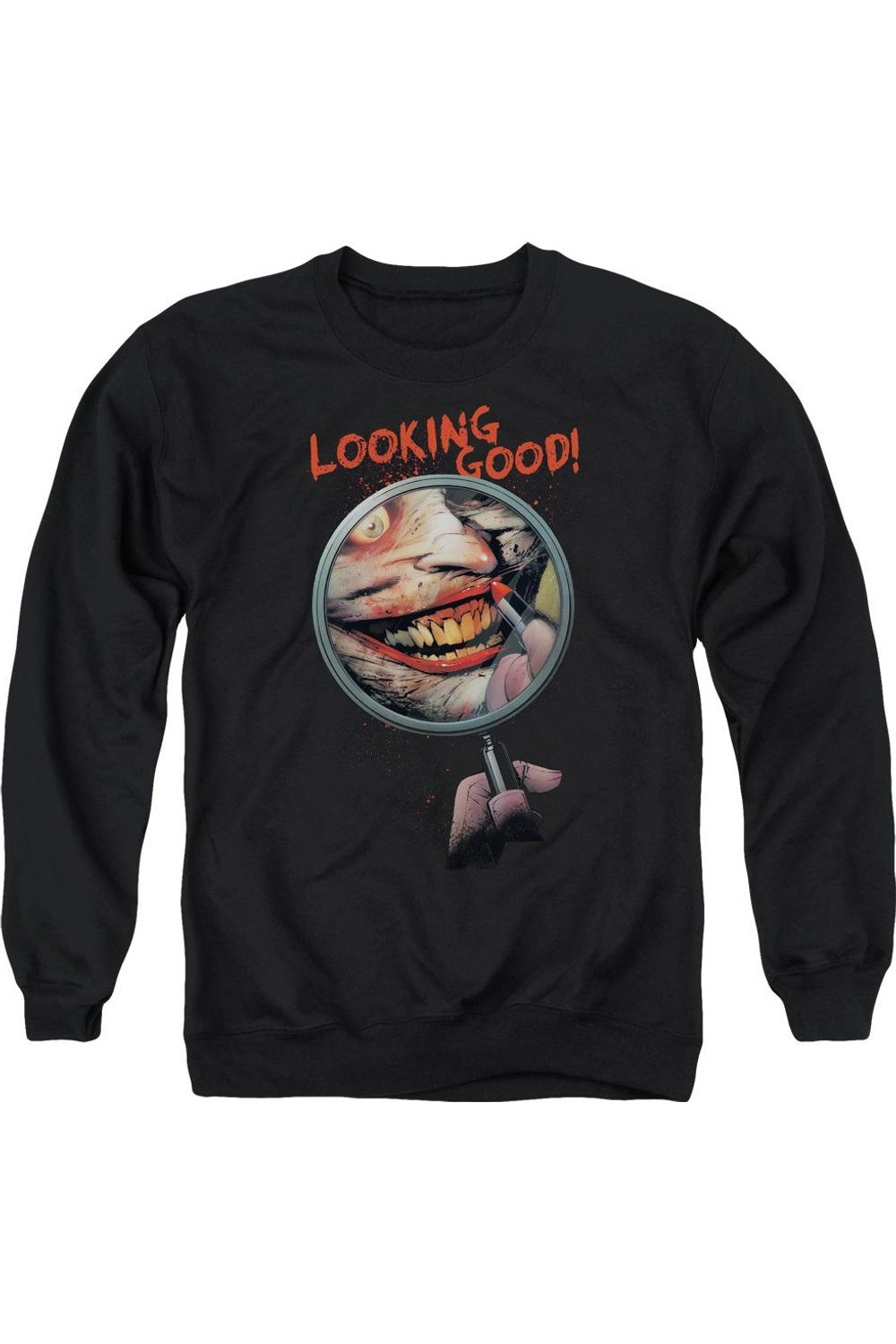 Толстовка Batman Looking Good для взрослых с круглым вырезом Gildan, черный
Толстовка Batman Looking Good для взрослых с круглым вырезом Gildan, черный