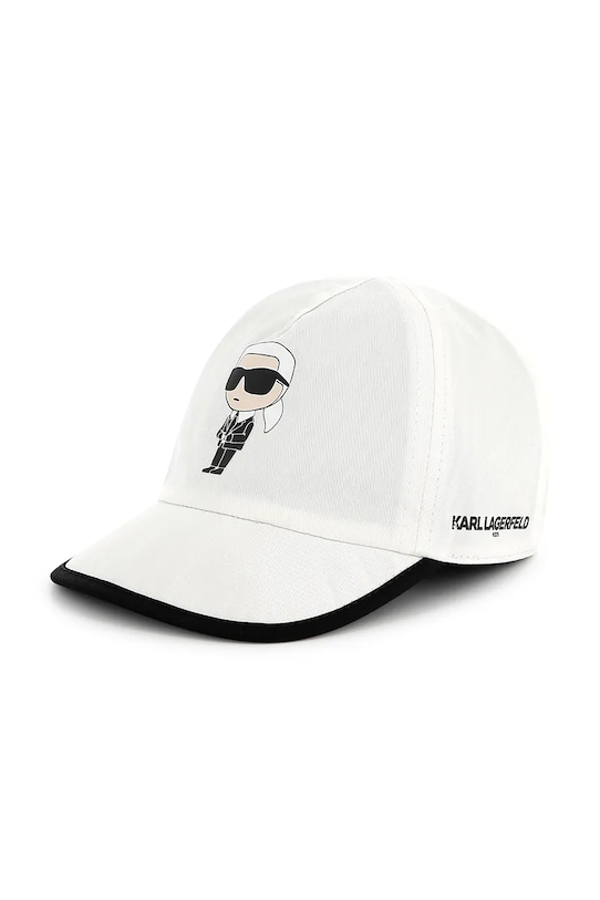 Детская хлопковая кепка с козырьком Karl Lagerfeld, белый
Детская хлопковая кепка с козырьком Karl Lagerfeld, белый