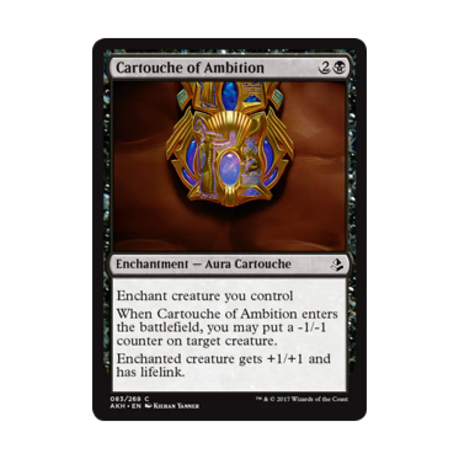 CCG Картуш амбиций (С), MTG - Amonkhet
CCG Картуш амбиций (С), MTG - Amonkhet