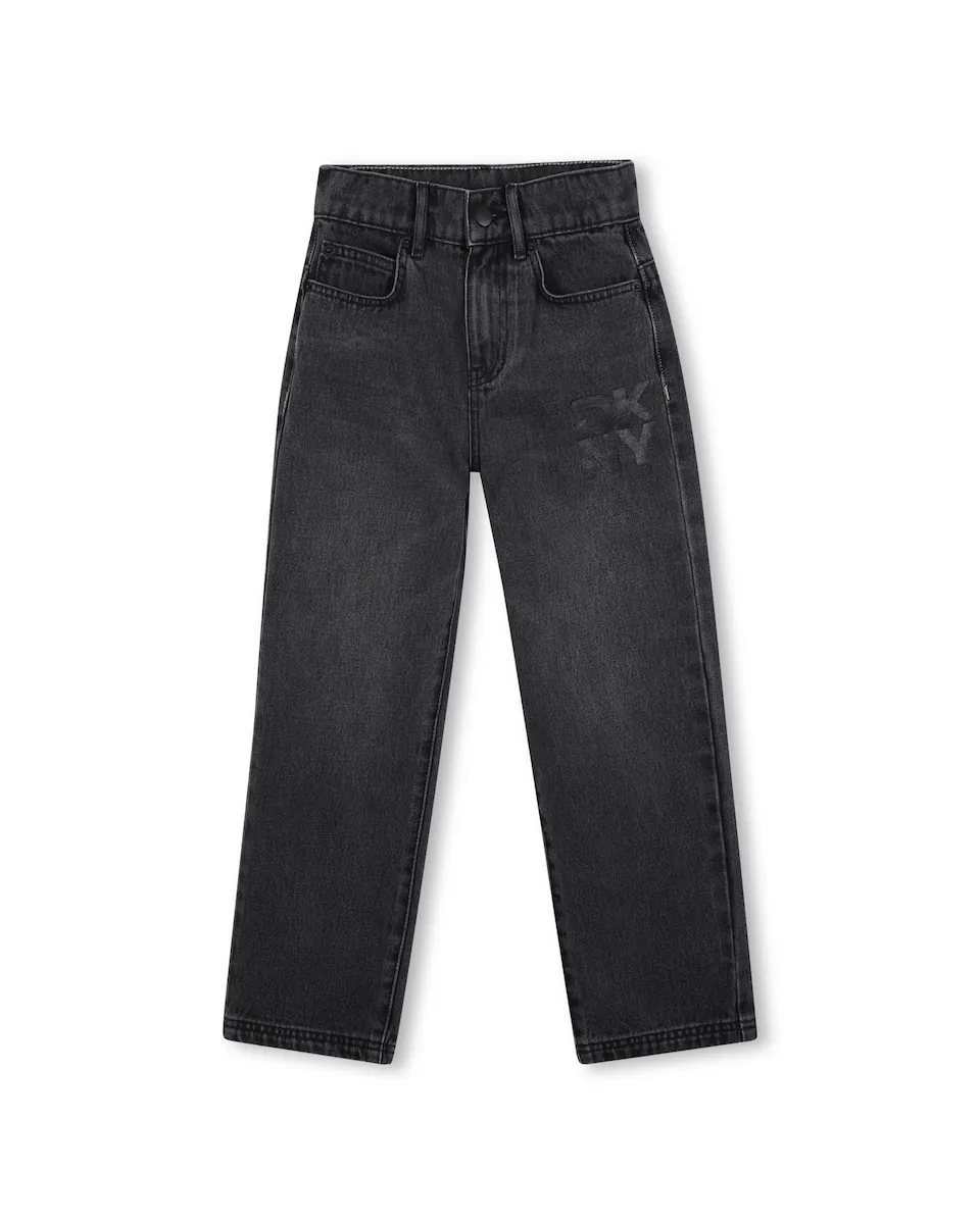 Джинсы для девочки из хлопка DKNY, черный
Джинсы для девочки из хлопка DKNY, черный