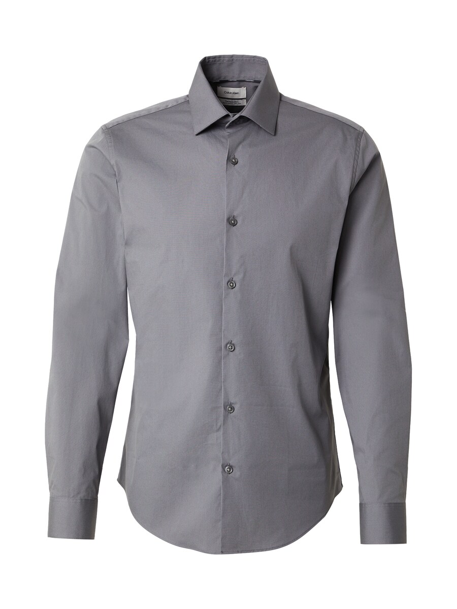 Рубашка Slim Fit на пуговицах Calvin Klein ESSENTIALS, темно-серый
Рубашка Slim Fit на пуговицах Calvin Klein ESSENTIALS, темно-серый