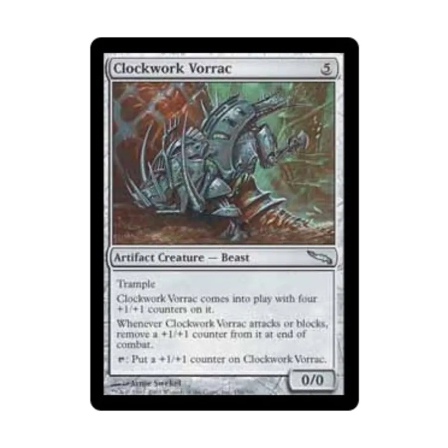 CCG Заводной Воррак (U), MTG - Mirrodin
CCG Заводной Воррак (U), MTG - Mirrodin