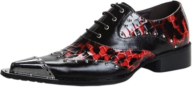 Мужские западные кожаные туфли Santimon с заостренным носком, шнуровкой и металлическим наконечником, стиль Оксфорд, черный
Мужские западные кожаные туфли Santimon с заостренным носком, шнуровкой и металлическим наконечником, стиль Оксфорд, черный