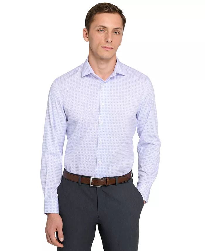 Мужская рубашка с клетчатым принтом Hybrid Slim Fit Easy Care с длинными рукавами Michelsons Of London, белый
Мужская рубашка с клетчатым принтом Hybrid Slim Fit Easy Care с длинными рукавами Michelsons Of London, белый