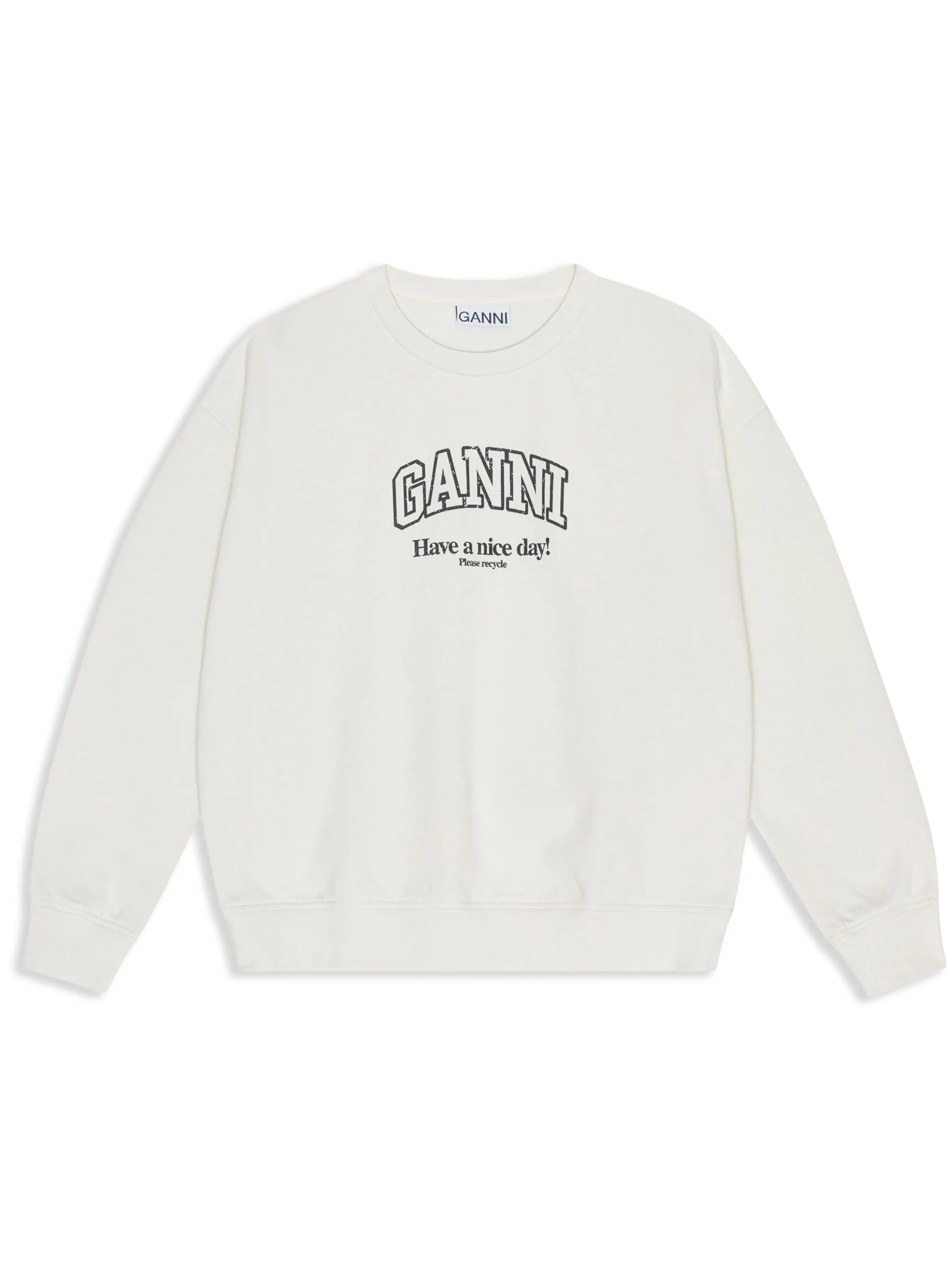 Толстовка с логотипом Ganni, белый
Толстовка с логотипом Ganni, белый