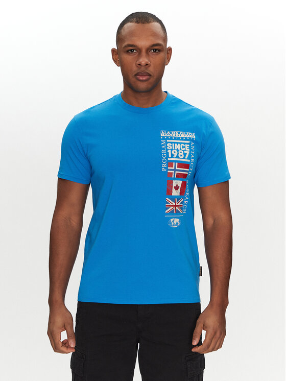 Футболка обычного кроя S-Turin NP0A4HQG Napapijri, синий
Футболка обычного кроя S-Turin NP0A4HQG Napapijri, синий