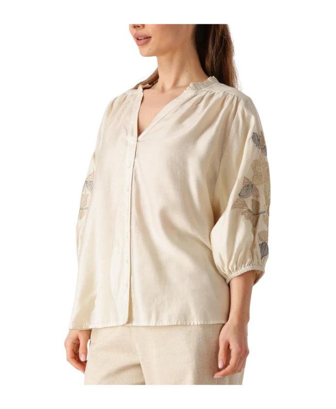 Блузка Тина с вышивкой Nukus, белый
Блузка Тина с вышивкой Nukus, белый