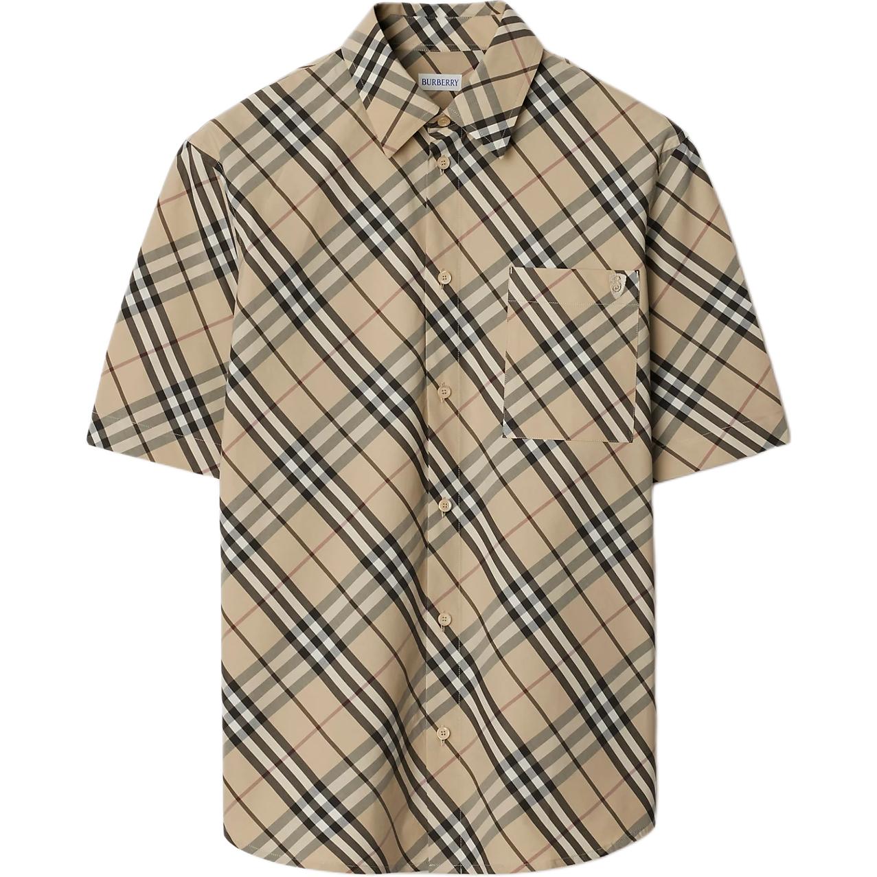 Клетчатая хлопковая рубашка Burberry, Snowflake Stone Color
Клетчатая хлопковая рубашка Burberry, Snowflake Stone Color