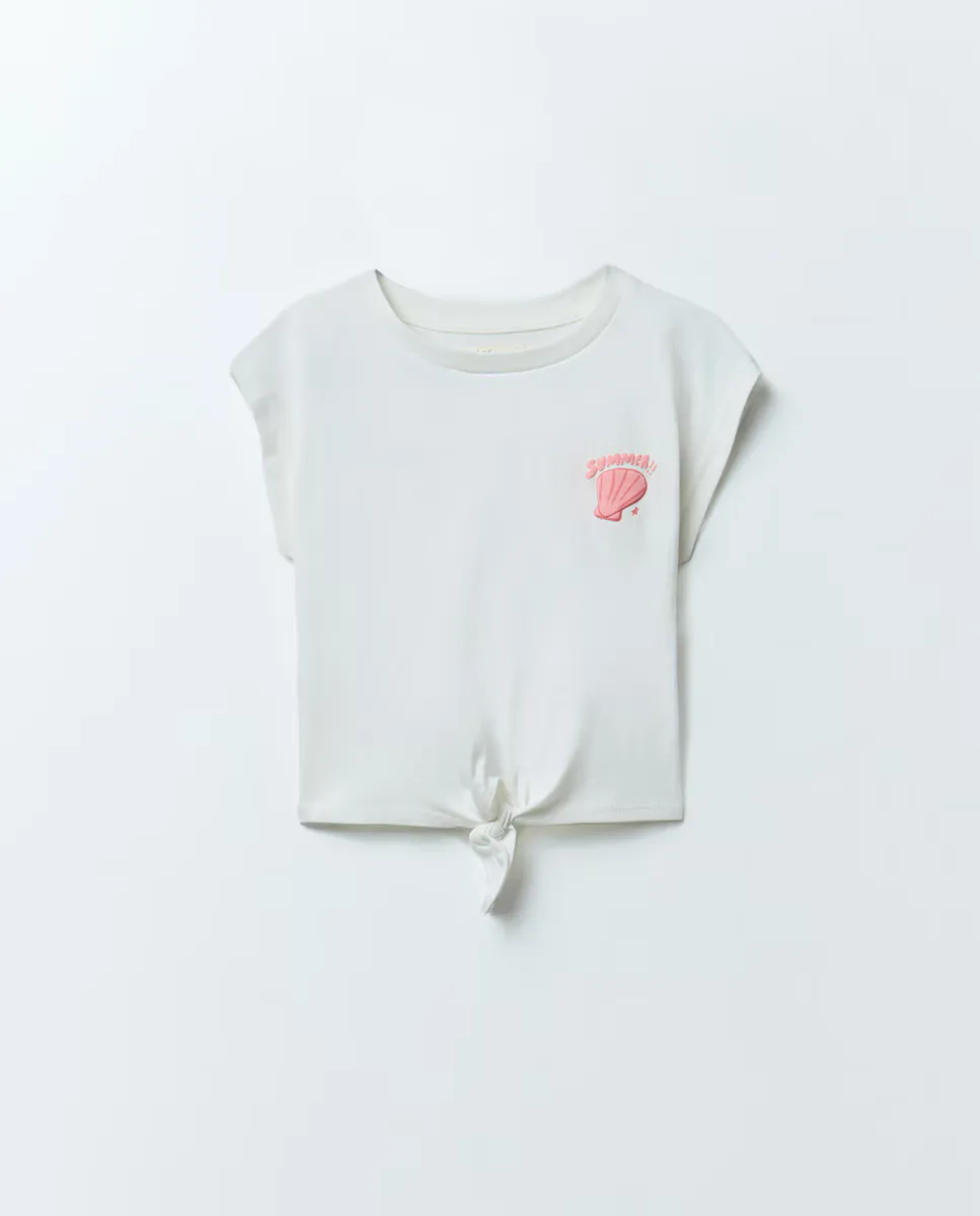 Футболка с принтом «Узлы» Sfera, цвет Crudo 
Футболка с принтом «Узлы» Sfera, цвет Crudo