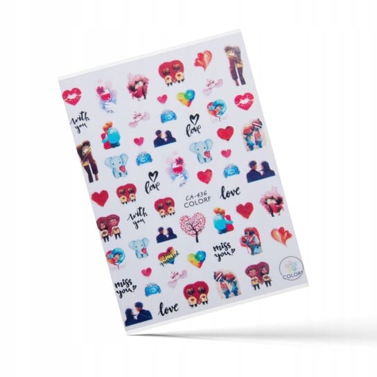 Тонкие самоклеящиеся наклейки для ногтей ко Дню святого Валентина № CA-436., AllePaznokcie
Тонкие самоклеящиеся наклейки для ногтей ко Дню святого Валентина № CA-436., AllePaznokcie