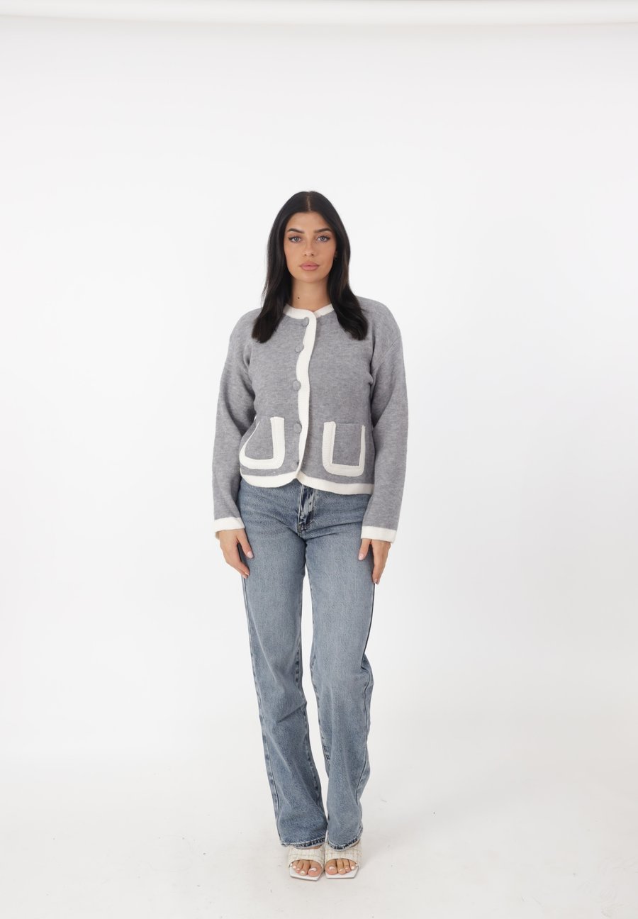Кардиган Elara Cardigan, Grau/Grey
Кардиган Elara Cardigan, Grau/Grey