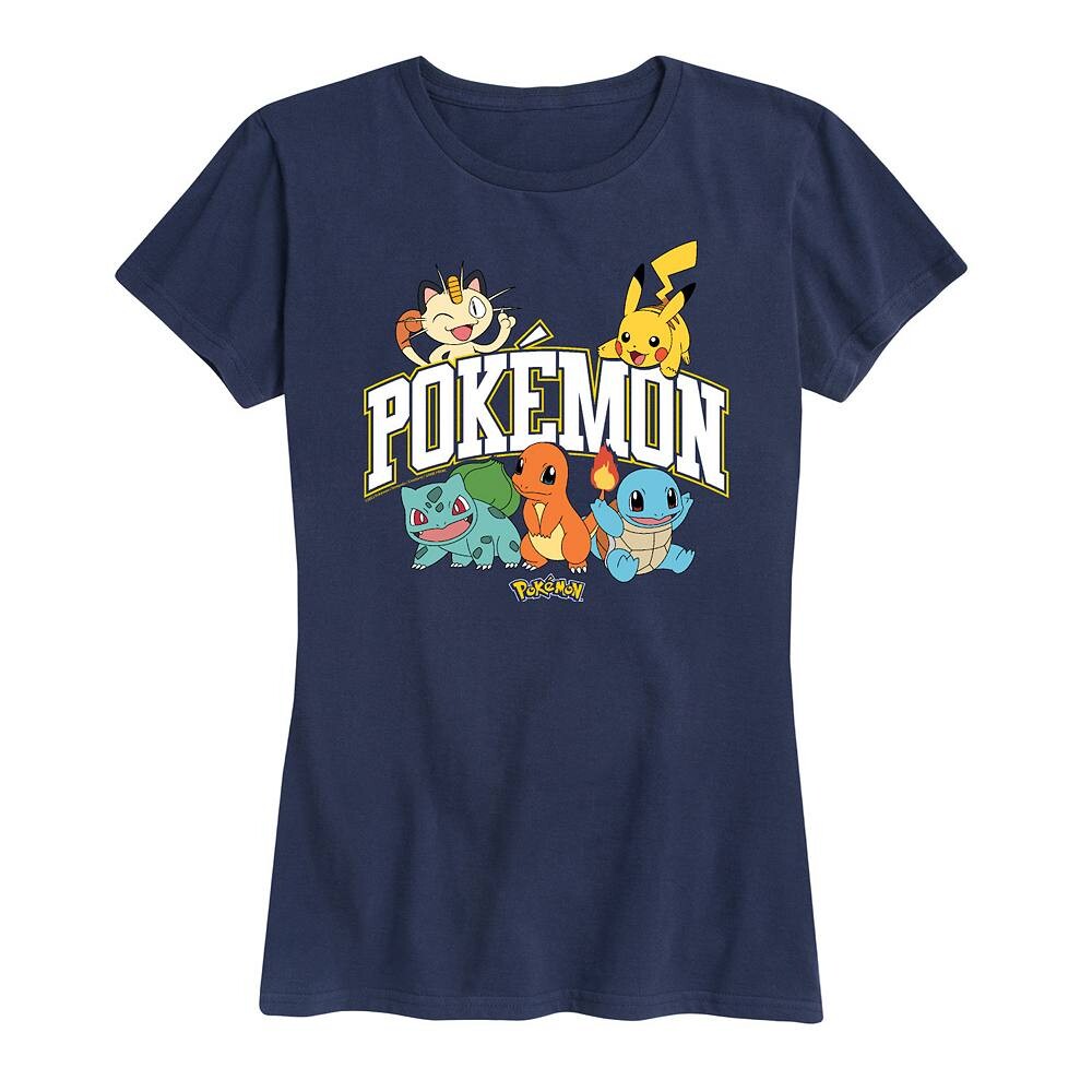 Женская спортивная футболка с рисунком Pokemon Licensed Character, темно-синий
Женская спортивная футболка с рисунком Pokemon Licensed Character, темно-синий