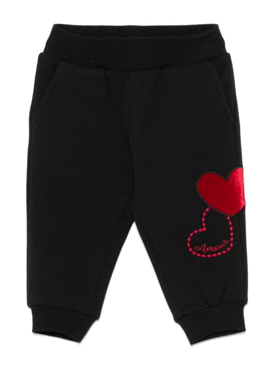 Monnalisa спортивные штаны с нашивкой в виде сердца, черный
Monnalisa спортивные штаны с нашивкой в виде сердца, черный