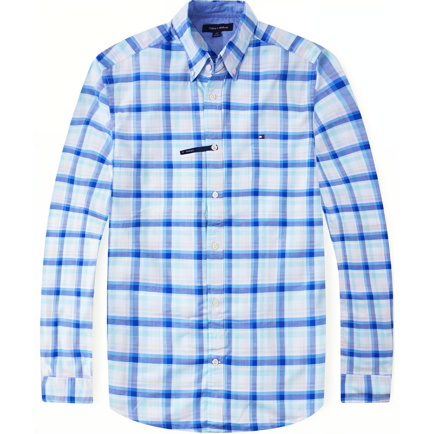 Tommy Hilfiger Мужская синяя рубашка
Tommy Hilfiger Мужская синяя рубашка