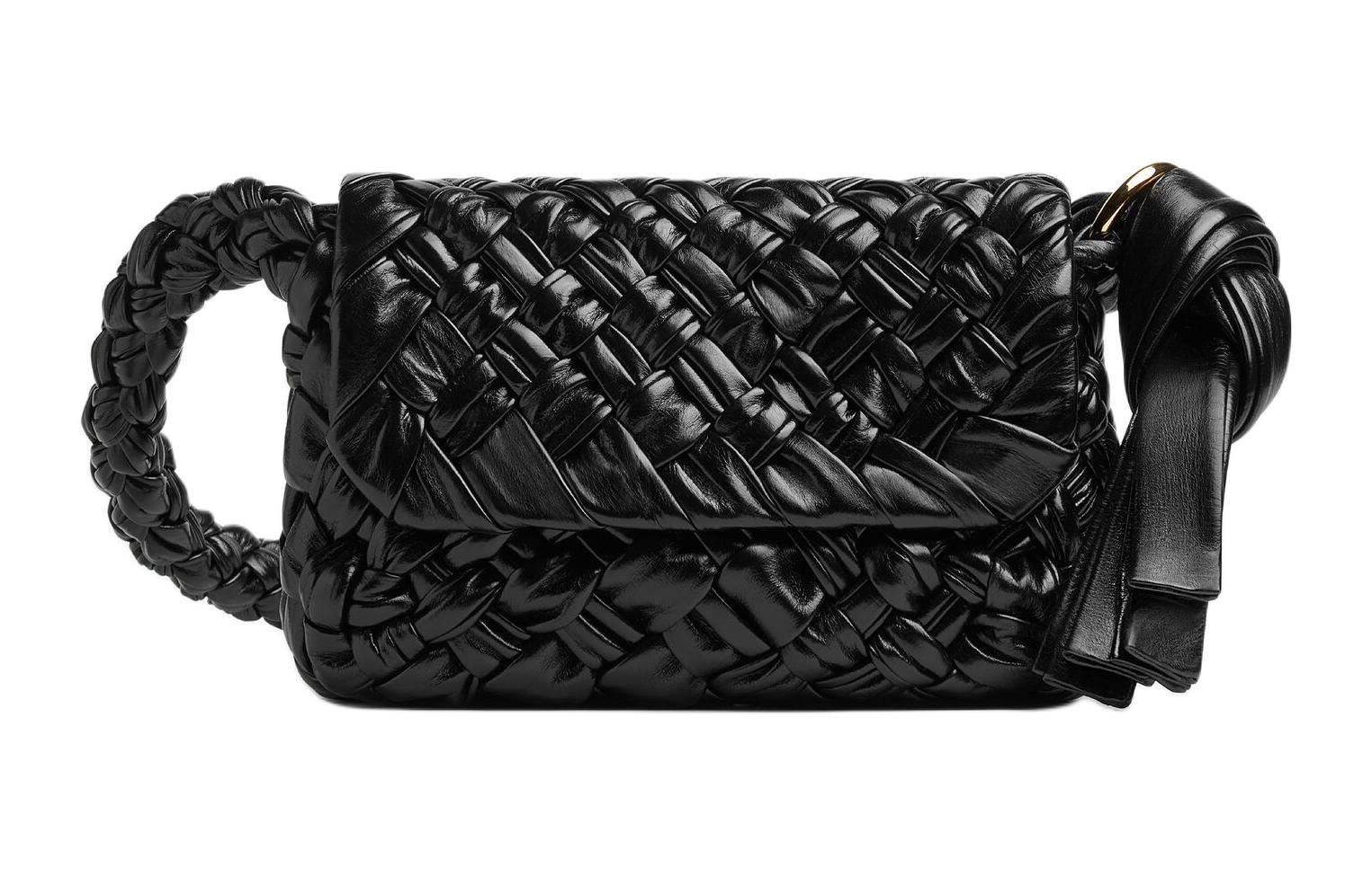 Bottega Veneta Женская сумка через плечо из телячьей кожи, черная
Bottega Veneta Женская сумка через плечо из телячьей кожи, черная