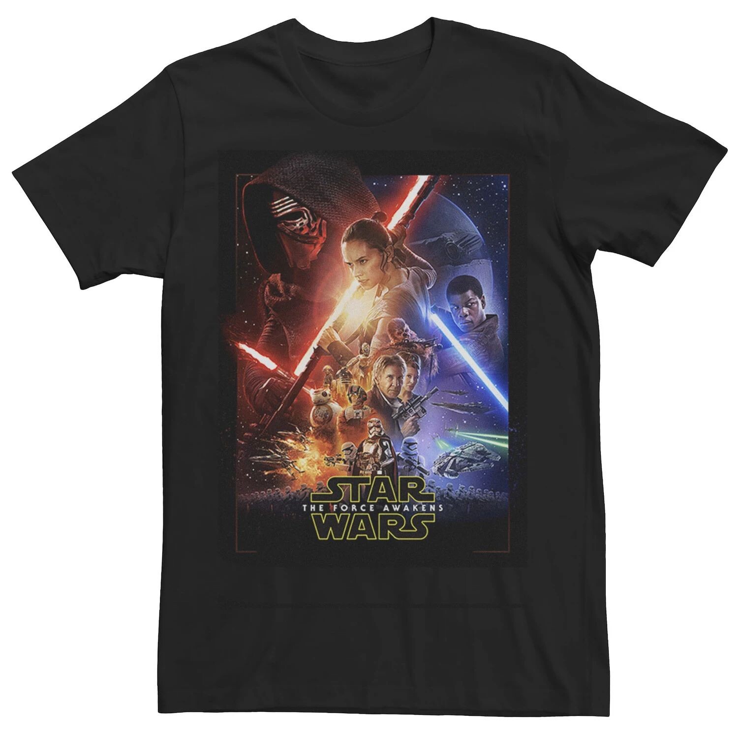 Мужская футболка с постером фильма «Эпизод 7» Star Wars
Мужская футболка с постером фильма «Эпизод 7» Star Wars