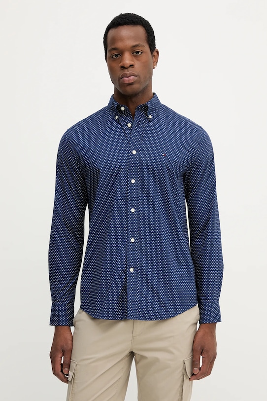 Хлопковая рубашка Tommy Hilfiger, темно-синий
Хлопковая рубашка Tommy Hilfiger, темно-синий