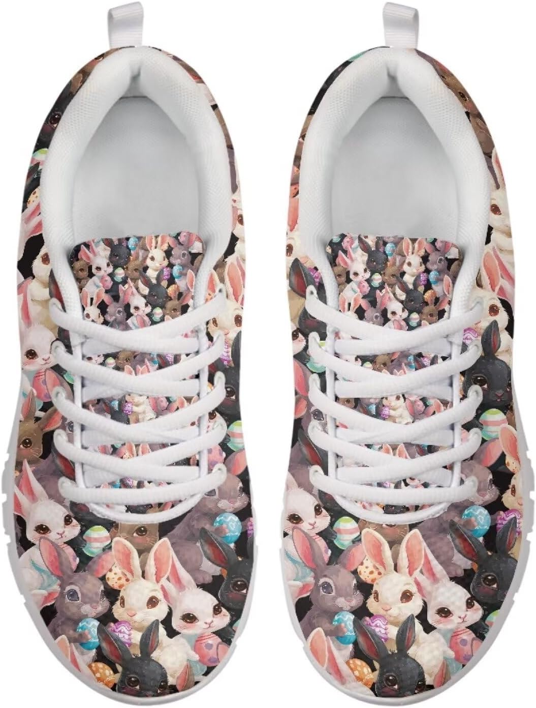 Кроссовки Belidome для ходьбы и бега для женщин и мужчин, легкие, дышащие, с противоскользящей подошвой для повседневной носки и тренировок, Cute Easter Rabbit
Кроссовки Belidome для ходьбы и бега для женщин и мужчин, легкие, дышащие, с противоскользящей подошвой для повседневной носки и тренировок, Cute Easter Rabbit