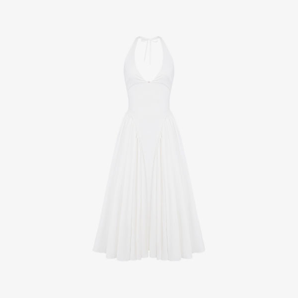 Платье миди House Of Cb Marilyn из стрейч-хлопка с запахом, белый
Платье миди House Of Cb Marilyn из стрейч-хлопка с запахом, белый