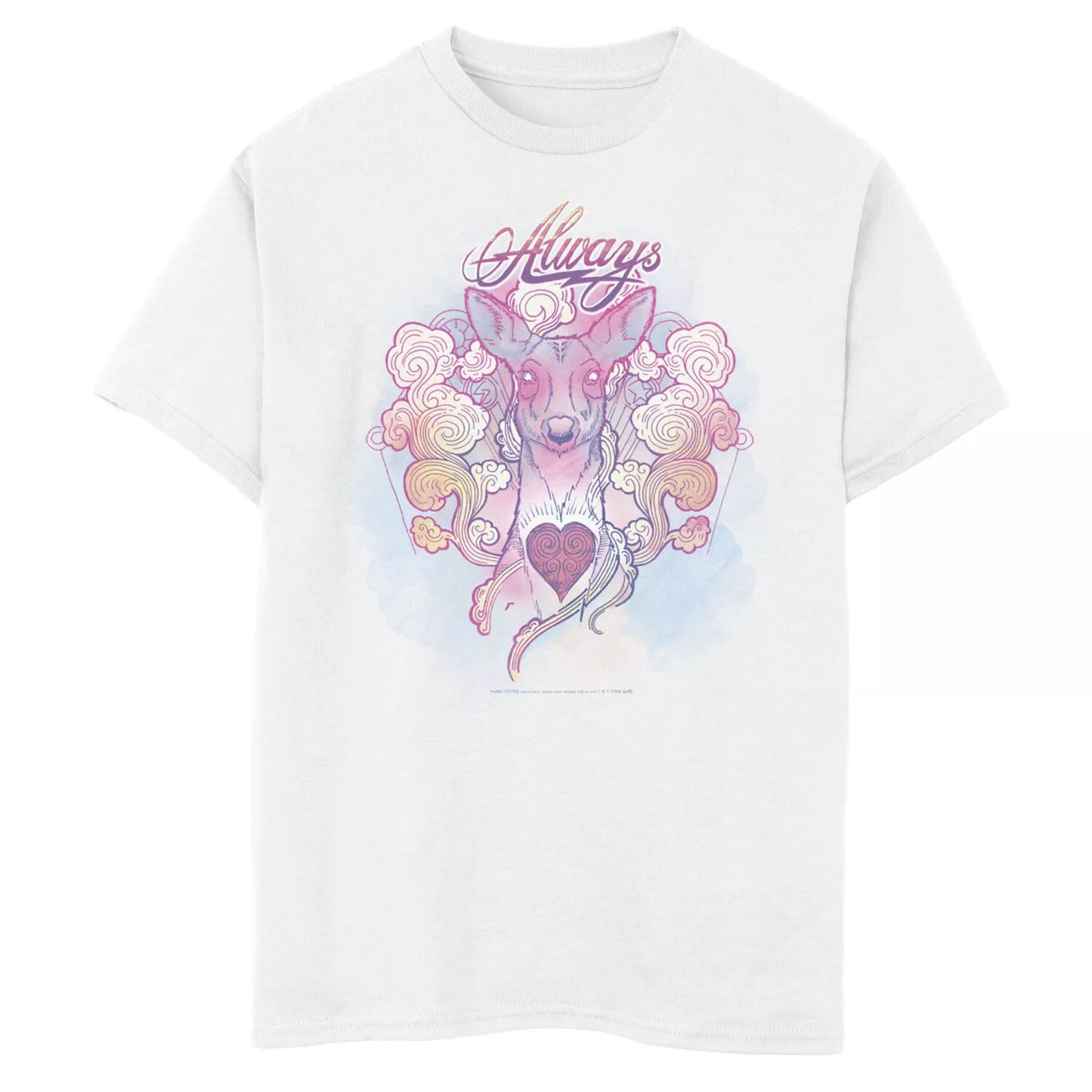 Футболка с рисунком «Дары Смерти 2 Всегда акварель» для мальчиков 8–20 лет с портретом олени Harry Potter
Футболка с рисунком «Дары Смерти 2 Всегда акварель» для мальчиков 8–20 лет с портретом олени Harry Potter