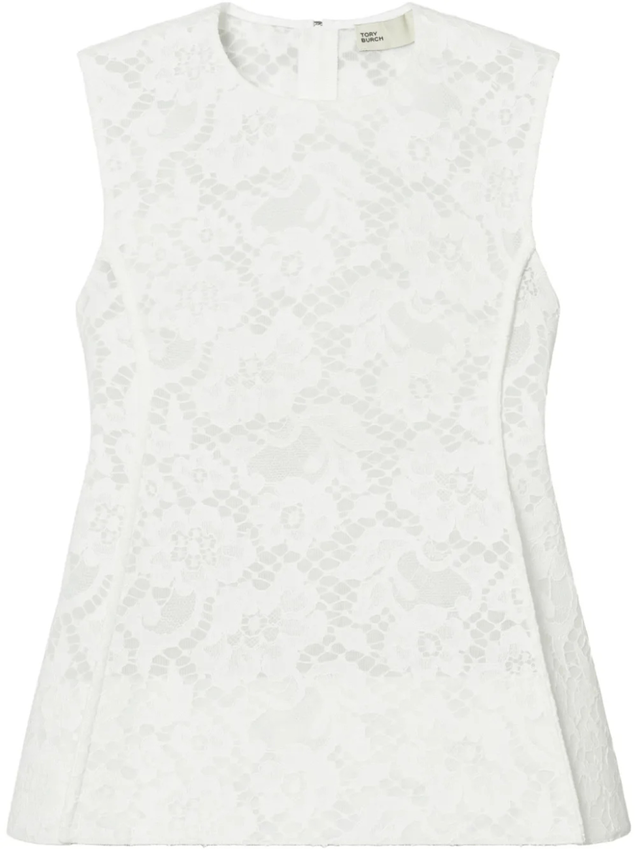 Кружевной топ Tory Burch, белый 
Кружевной топ Tory Burch, белый