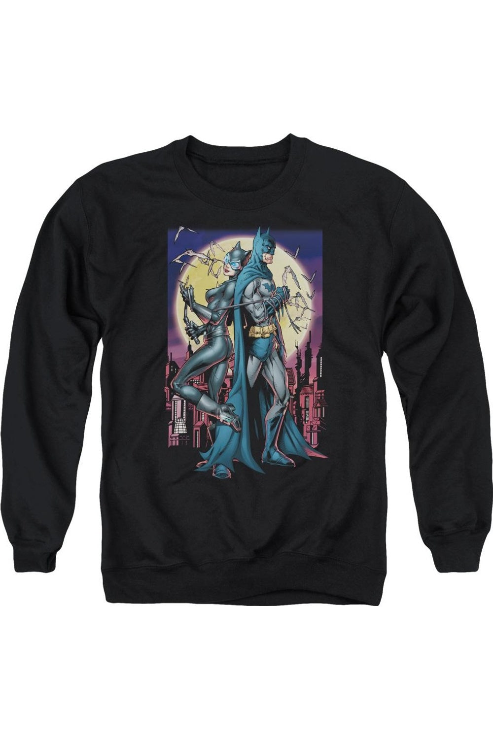 Толстовка Batman Paint The Town Red для взрослых с круглым вырезом Gildan 
Толстовка Batman Paint The Town Red для взрослых с круглым вырезом Gildan