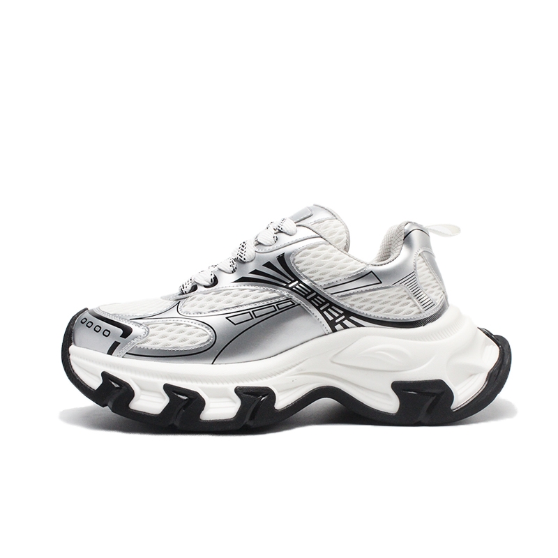 CHAOSHU Мужские низкие массивные кроссовки серебристо-белые, цвет Silver White
CHAOSHU Мужские низкие массивные кроссовки серебристо-белые, цвет Silver White