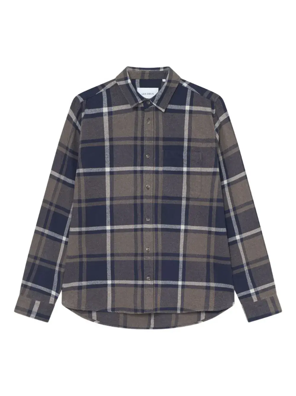 Клетчатая рубашка на пуговицах Les Deux, синий
Клетчатая рубашка на пуговицах Les Deux, синий