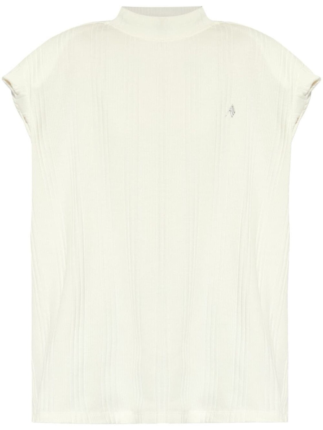 The Attico ребристый верх с логотипом, белый
The Attico ребристый верх с логотипом, белый