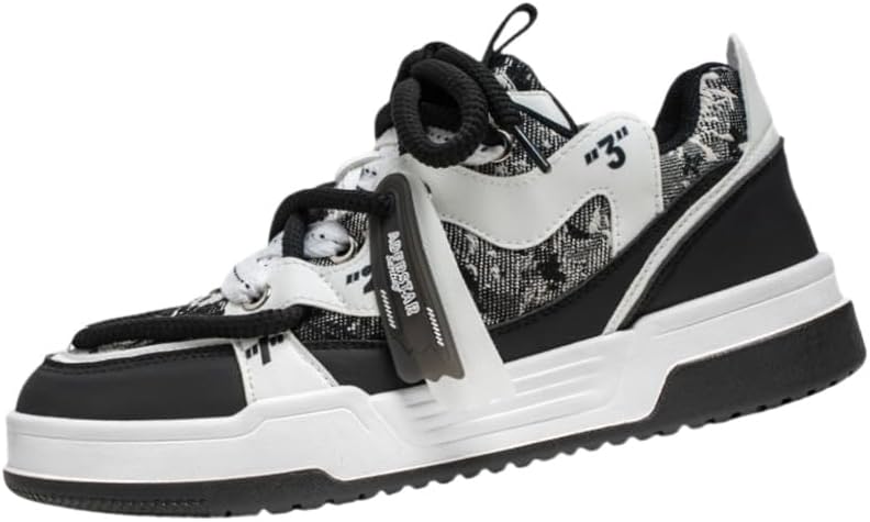 Мужские модные кроссовки с толстой подошвой - низкие спортивные шнурованные кеды Fusecottc, черный
Мужские модные кроссовки с толстой подошвой - низкие спортивные шнурованные кеды Fusecottc, черный