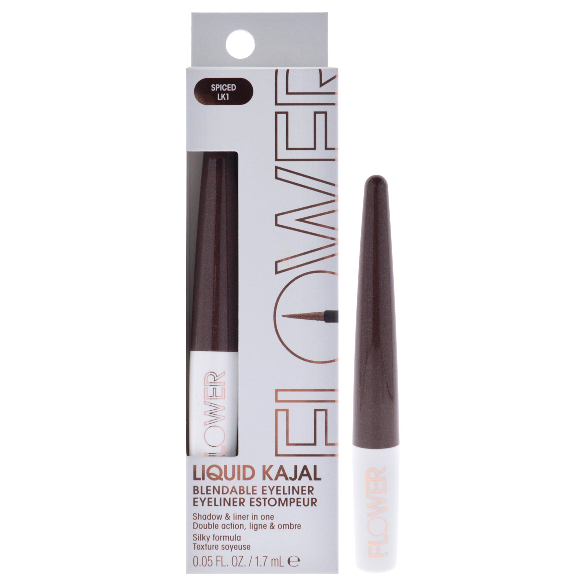 Жидкая подводка для глаз Kajal, растушевываемая, LK5 Rust от Flower Beauty для женщин, 0,05 унции, прозрачный
Жидкая подводка для глаз Kajal, растушевываемая, LK5 Rust от Flower Beauty для женщин, 0,05 унции, прозрачный