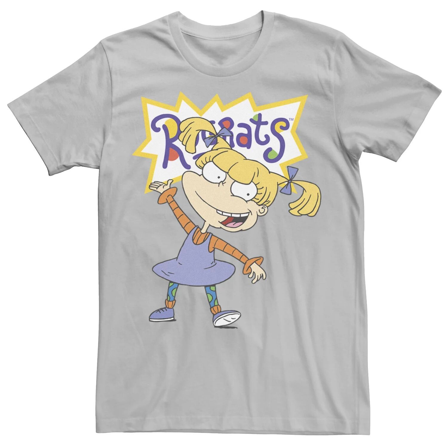 Мужская футболка Rugrats Angelica с простым портретом и рисунком Nickelodeon, серебристый
Мужская футболка Rugrats Angelica с простым портретом и рисунком Nickelodeon, серебристый