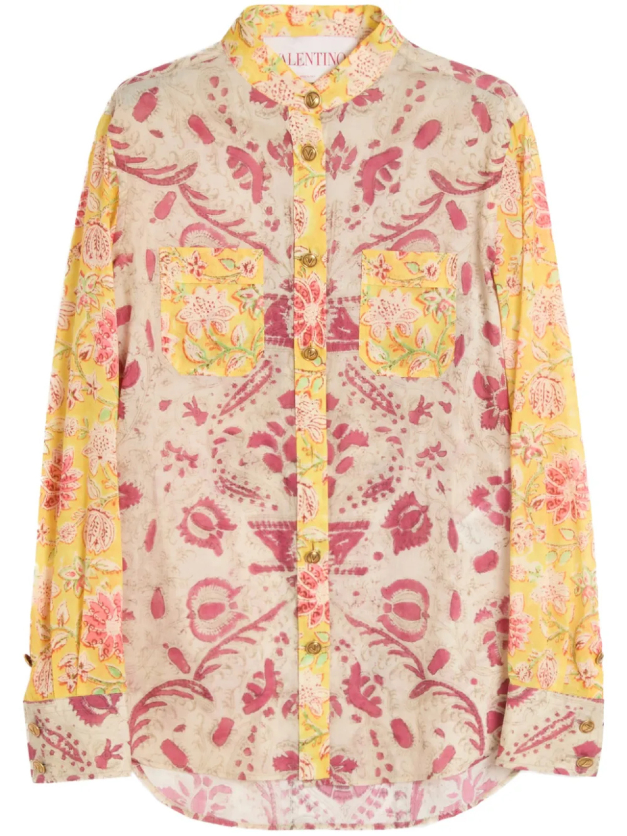 Valentino Garavani рубашка с цветочным принтом, нейтральный
Valentino Garavani рубашка с цветочным принтом, нейтральный